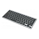Manhattan Ultra Slim Dual-Mode - Tastatur - kabellos - 2.4 GHz, Bluetooth 3.0 - QWERTZ - USA