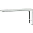 Manuflex aanbouwtafel UNIVERSAL Speciaal, 1750 x 800 mm, kunststof lichtgrijs, lichtgrijs