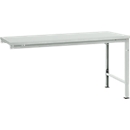 Manuflex aanbouwtafel UNIVERSAL Speciaal, tafelblad kunststof, 1750 x 1000, lichtgrijs