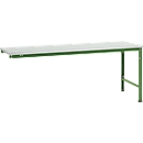 Manuflex aanbouwtafel UNIVERSAL Speciaal, tafelblad kunststof, 2000 x 1000, resedagroen