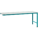 Manuflex aanbouwtafel UNIVERSAL Speciaal, tafelblad kunststof, 2000 x 1000, waterblauw