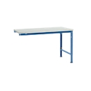 Manuflex aanbouwtafel UNIVERSAL Speciaal, tafelblad melamine, 1500 x 1000, briljantblauw