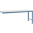 Manuflex aanbouwtafel UNIVERSAL Speciaal, tafelblad melamine, 2000 x 1000, briljantblauw