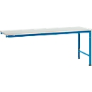 Manuflex aanbouwtafel UNIVERSAL Speciaal, tafelblad melamine, 2000 x 1000, lichtblauw