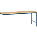 Manuflex aanbouwtafel UNIVERSAL Speciaal, tafelblad multiplex, 2000 x 1000, briljantblauw