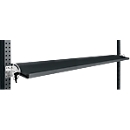 Manuflex kantelbare opbergconsole, voor de serie Universal of Profi, bruikbare diepte 195 mm, voor tafelbreedte 2000 mm, antraciet