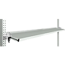 Manuflex kantelbare opbergconsole, voor de serie Universal of Profi, bruikbare diepte 345 m, voor tafelbreedte 1750 mm, lichtgrijs