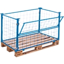 Marco superpuesto de palet tipo 64, 1200 x 1000 x 1000 mm, lacado