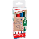 Marqueur permanent 3000 EDDING, 4 p., couleurs assorties