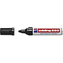 Marqueur permanent 550 edding, pointe ronde 3-4 mm, noir, 1 p.
