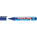 Marqueur pour flipchart 380 edding, pointe ronde, bleu, 10 p.