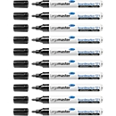 Marqueurs TZ1 Legamaster - pour flipchart et tableau blanc - noir - 10 p.