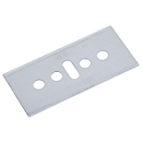 MARTOR industrial blade 45, 10 pieces, L 39 x W 18.4 mm, 2-sided cut, Material thickness 0.3 mm