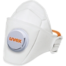Máscara de protección respiratoria Uvex silv-Air 5210 premium, FFP2 NR D, máscara plegable con válvula de exhalación, 15 piezas