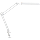 MAUL energiebesparende lamp Atlantic, kantoor, klemvoet, wit