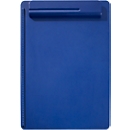 MAUL klembord, A4, kunststof, met penhouder, blauw