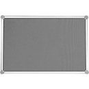 MAUL pinboard 2000, textile, grey, 600 x 900 mm