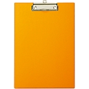 MAUL Planchette à pince avec film de protection, DIN A4, avec oeillet de suspension, 319 x 229 x 13 mm, orange