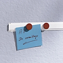 MAUL profile wall strip, steel, white lacquered