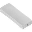 MAUL solid magnets, 54 x 19 mm, 10 pieces, white