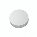 MAUL Solidmagnete, ø 38 x 15,5 mm, 10 Stück, weiß