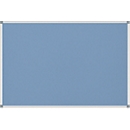 MAUL standard prikbord, textiel, 600 x 900 mm, lichtblauw