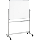 MAUL Wende-Whiteboard Revolve, mobil, emailliert, 1000 x 1200 mm
