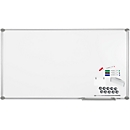 MAUL whiteboard Premium 2000 SET, zilver, met kunststof coating, 900 x 1800 mm