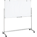 MAULpro whiteboard, mobile, fixed, 1000 x 1800 mm
