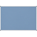 MAULstandard pinboard, textile, 600 x 900 mm, light blue