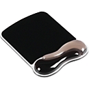 Mauspad mit Gelkissen Kensington Duo, Belüftungskanäle, Memoryfunktion, B 182 x T 240 x H 25 mm, schw.-grau