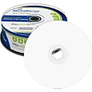 MediaRange DVD-R, 4,7 GB, 16-fache Schreibgeschwindigkeit, vollflächig bedruckbar, 25 Stück