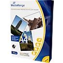 MediaRange Fotopapier DIN A4, für Tintenstrahldrucker, hochglänzend, 100 Blatt a 135 g