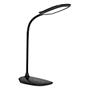 meet by Paperflow LEON LED tafellamp zwart, 800 lm (1000 lux), flexibele arm, 3-kleuren CCT modus