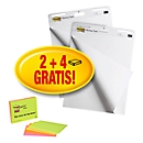 Meeting Chart 559 Post-it® - blanco - 2 charts à 30 vellen + 4 nottitieblokkjes Post-it® 101 x 152 mm GRATIS 