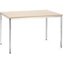 Mesa de reuniones, 1200 x 800 mm, decoración de arce