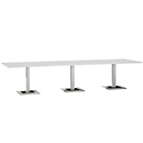 Mesa de reuniones Quandos 3 partes, An 3500 x P 1000 mm, blanco