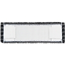 Microfiber mop Dust Killer Grey, width 500 mm, with pockets and tabs, 1 package with 5 pieces