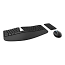 Microsoft Sculpt Ergonomic Desktop - Set aus Tastatur, Maus und Ziffernblock - kabellos - 2.4 GHz - Deutsch