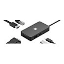 Microsoft USB-C Travel Hub - Dockingstation - USB-C - VGA, HDMI - GigE
