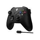 Microsoft Xbox Wireless Controller + USB-C Cable - Game Pad - kabellos - Bluetooth - für PC, Microsoft Xbox One, Android, iOS, Microsoft Xbox Series S, Microsoft Xbox Series X