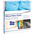 Microvezel-schoonmaakdoeken Legamaster 7-121700, voor glasboards, wasbaar, 2 stuks