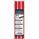 Mines de rechange universelles BIG Dry FOR ALL Pica, 5 mm, soluble dans l'eau, avec étui, rouge, 12 p.