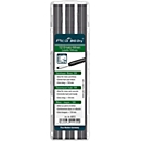 Mines de rechanges pour crayon de maçon BIG Dry 6055 Pica, graphite 10 H, pour pierre et béton, L 150 mm, avec étui, 12 p.