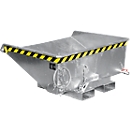 Mini chip container type EXPO-E 275, tipping process by means of cable, capacity 0.275 m³, up to 750 kg, galvanized