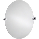 Miroir acrylique, ovale, épaisseur 3 mm,