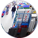 Miroir de sécurité et de surveillance rond, pour l'intérieur, Ø 400 mm, 2 kg