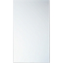 Miroir métallique adapté aux casiers C+P Evolo, L 200 x P 2 x H 115 mm