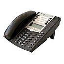 Mitel 6730a - Telefon mit Schnur mit Rufnummernanzeige - holzkohlefarben