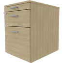 Mobile pedestal ARLON OFFICE, W 420 x D 560 x H 585 mm, oak decor